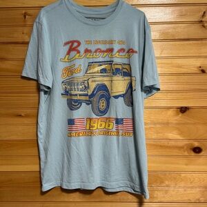 Goodfellow & Co Bronco Graphic T-Shirt - Light Blue Large
